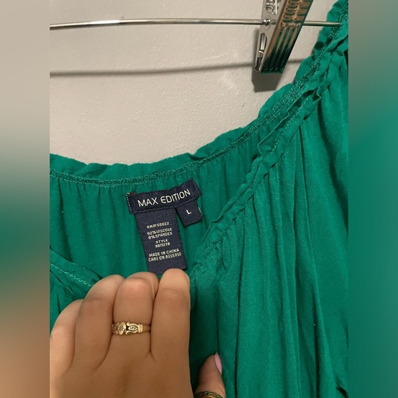 Green Mini Dress - Picture 3 of 3